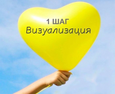 1 шаг - ВИЗУАЛИЗАЦИЯ